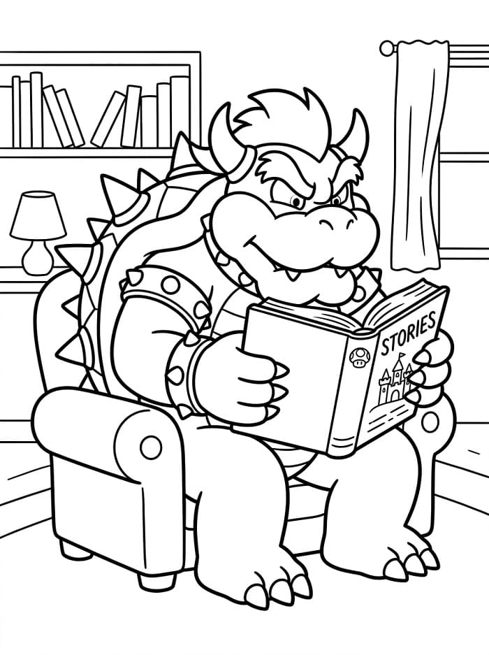 Animated Bowser ausmalbilder