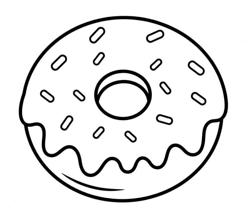 Animated Donut ausmalbilder