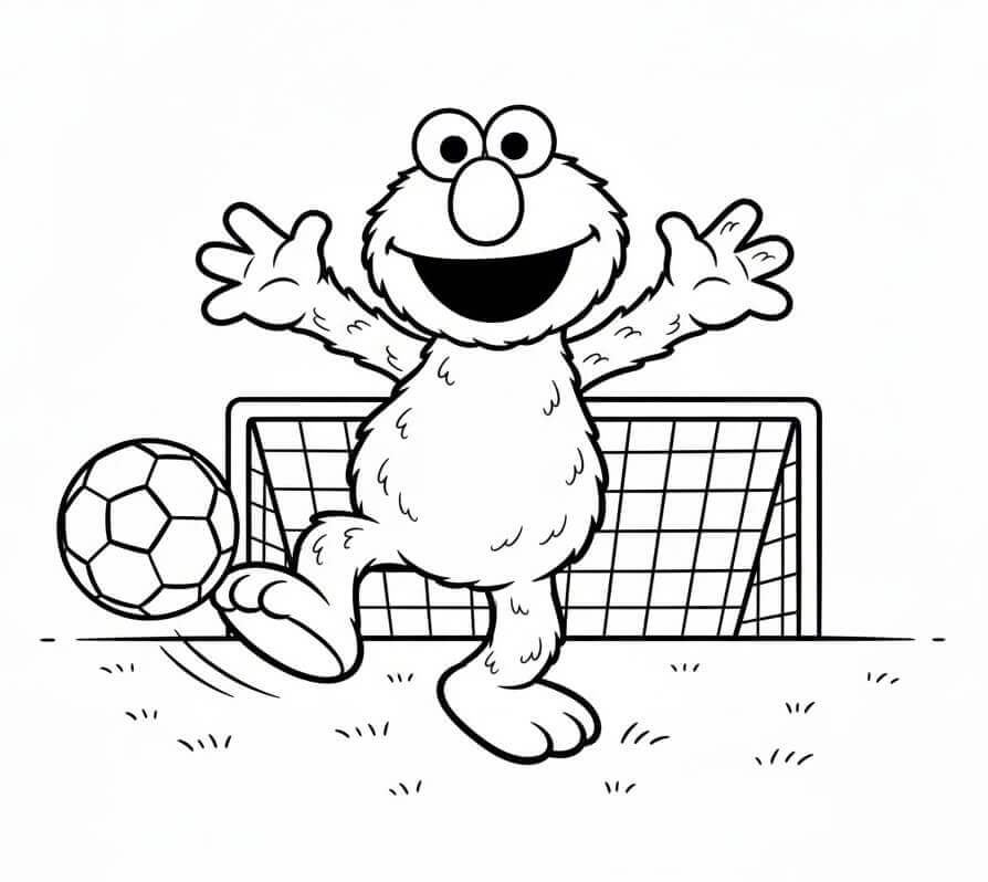 Animated Elmo ausmalbilder