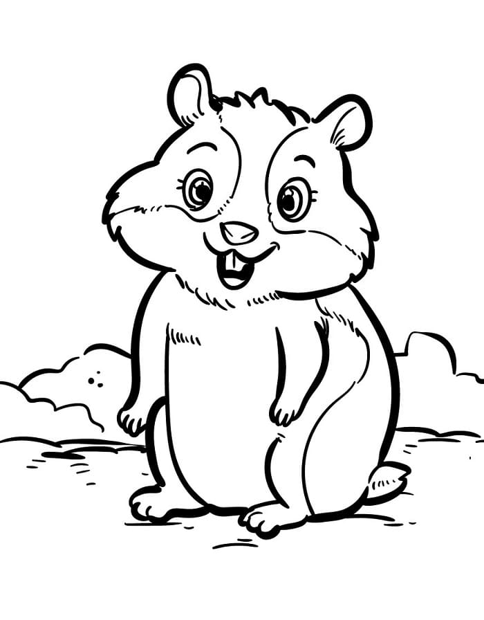 Animated Hamster ausmalbilder