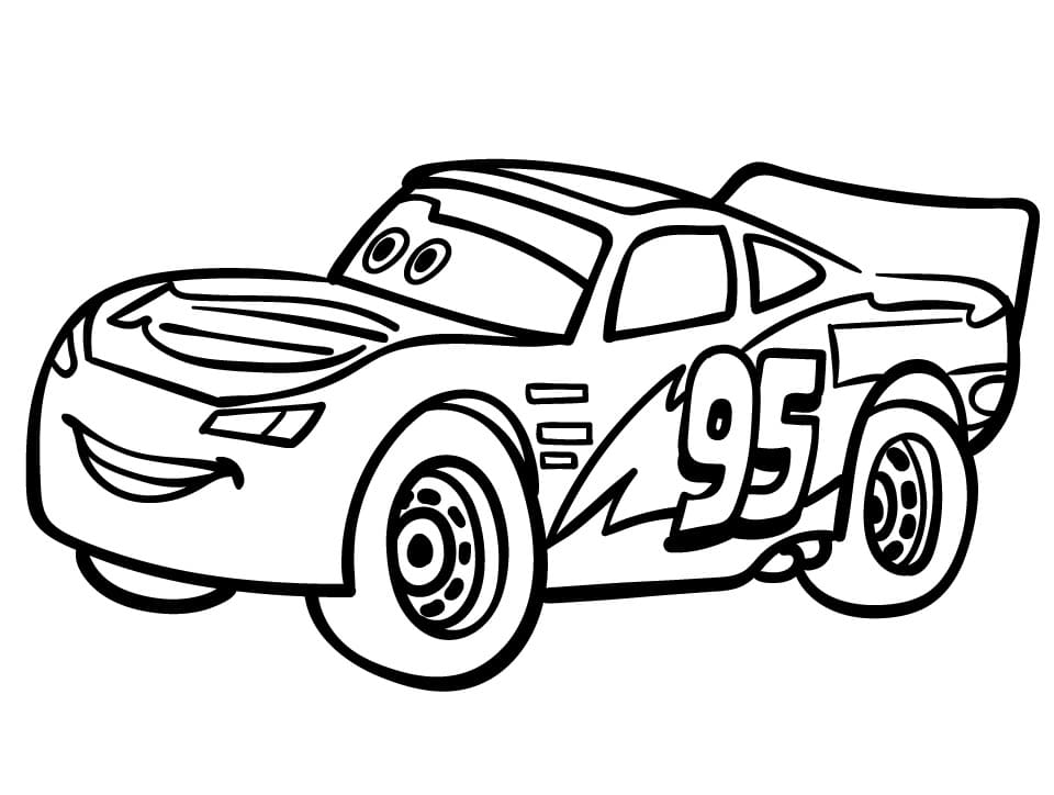 Animated Lightning McQueen ausmalbilder