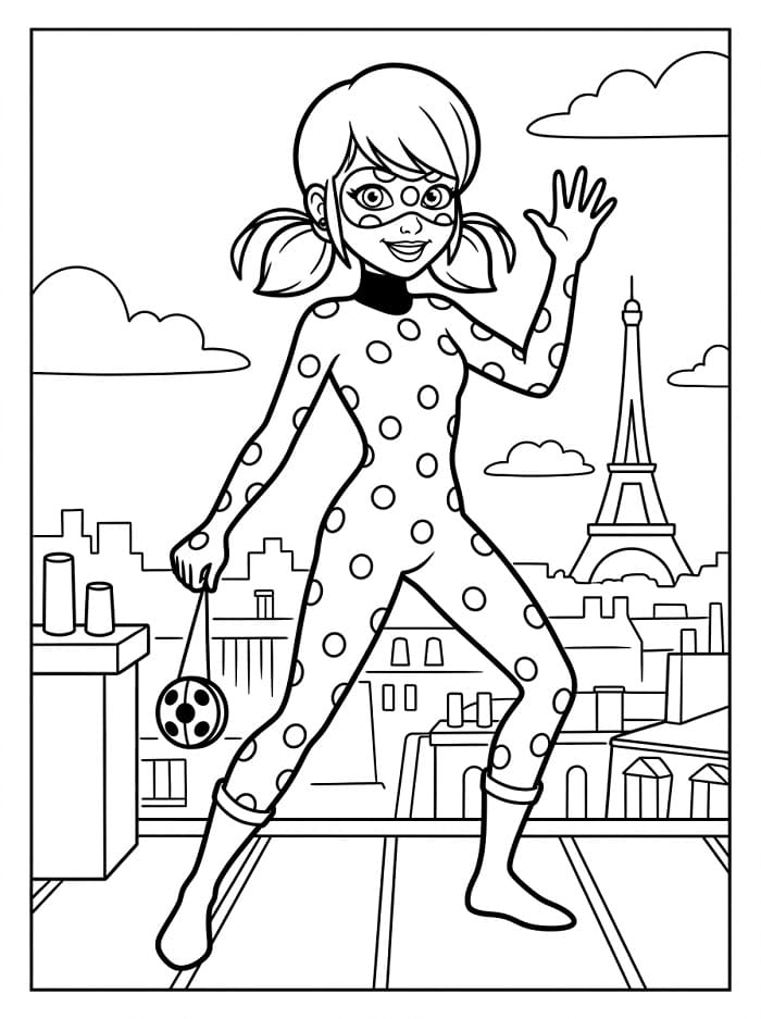 Animated Miraculous Ladybug ausmalbilder