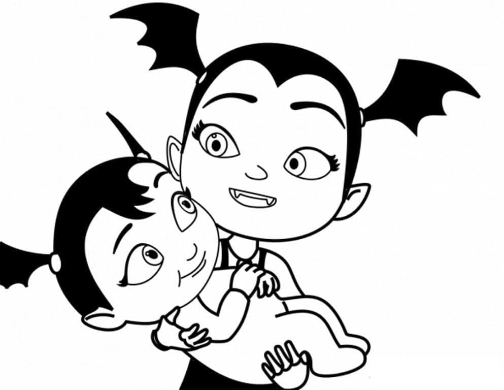 Animated Vampirina ausmalbilder