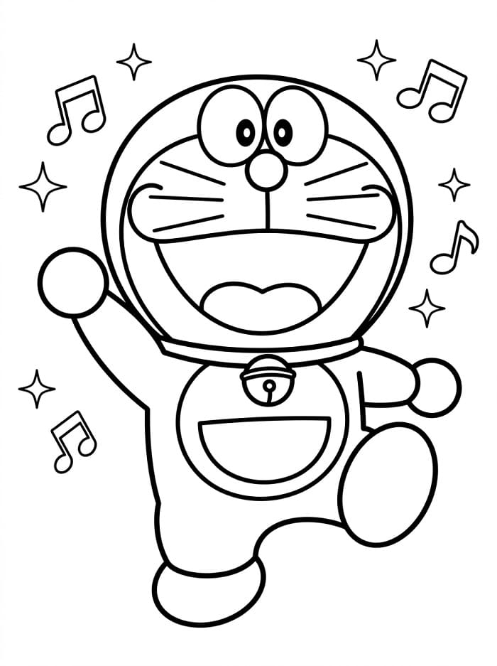 Anime Doraemon ausmalbilder