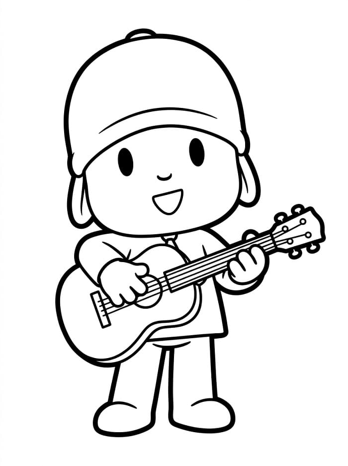 Animierte Pocoyo ausmalbilder