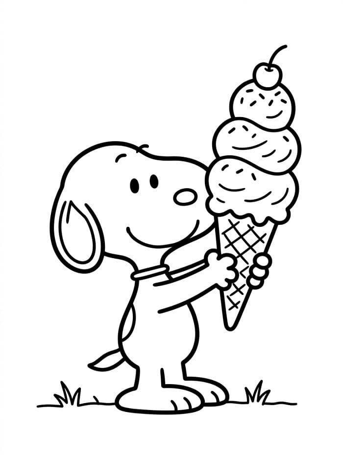 Animierter Snoopy ausmalbilder