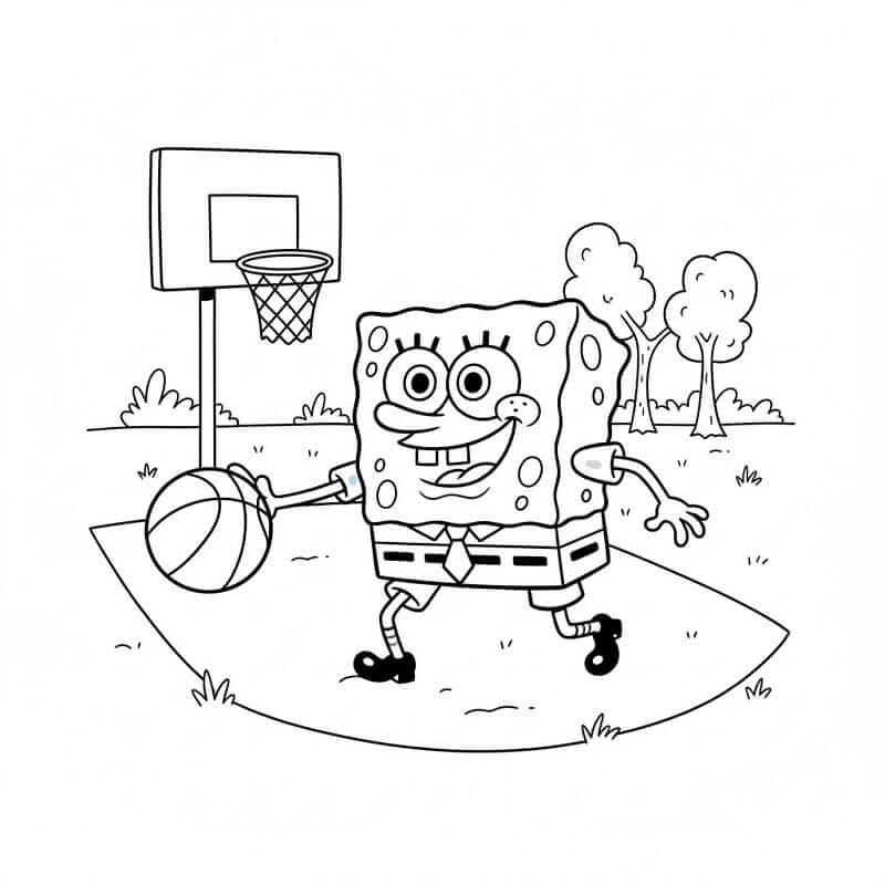 Animierter Spongebob ausmalbilder