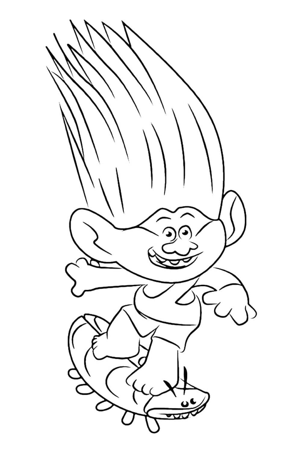 Aspen Heitz aus Trolls ausmalbilder
