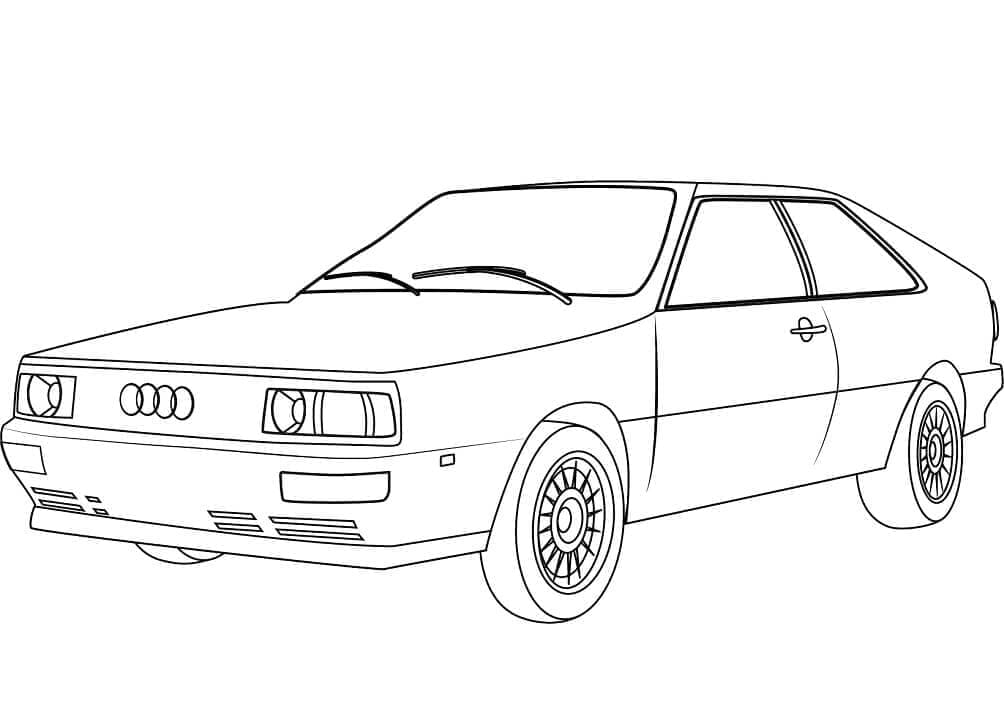 Audi Bild ausmalbilder