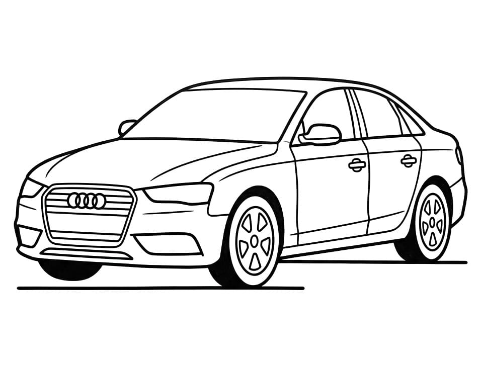 Audi gratis ausmalbilder