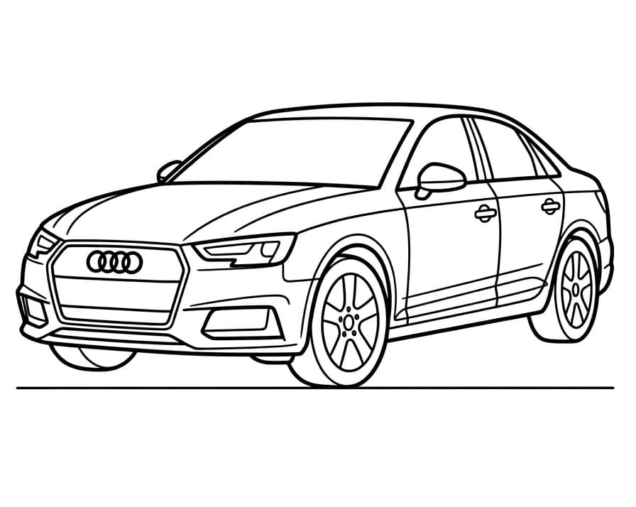 Audi zum Ausdrucken ausmalbilder
