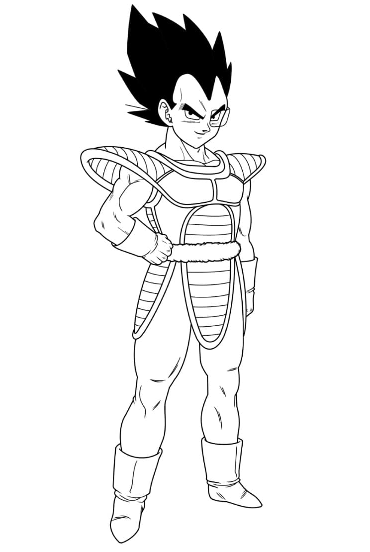 Ausdruckbare Vegeta für Kinder ausmalbilder