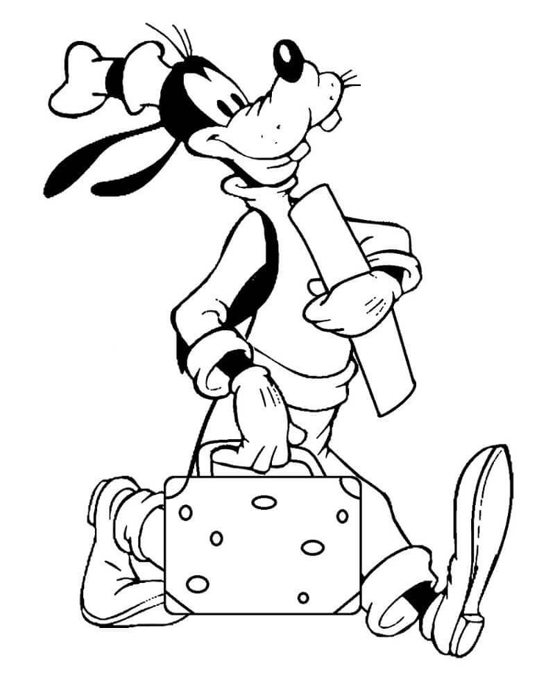 Ausdruckbarer Goofy ausmalbilder