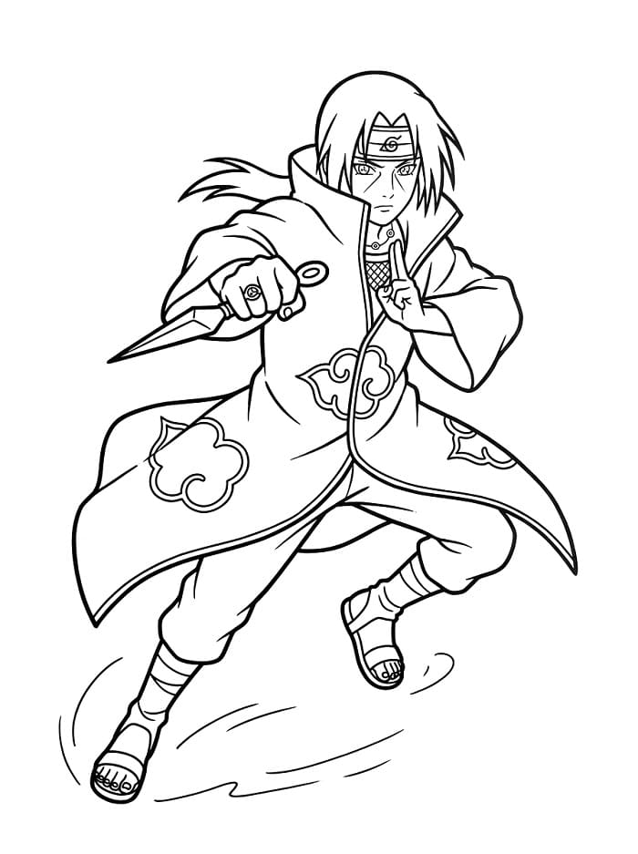 Itachi Uchiha ausmalbilder