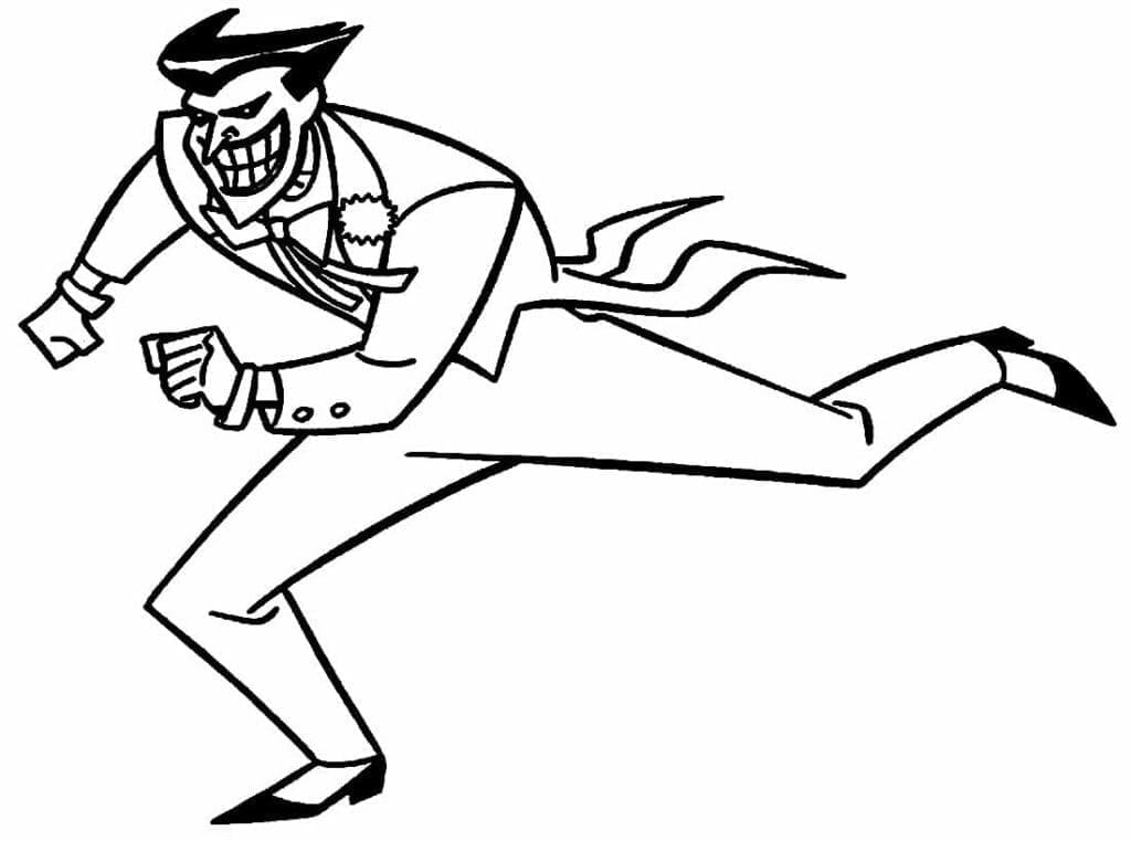 Ausdruckbarer kostenloser Joker ausmalbilder