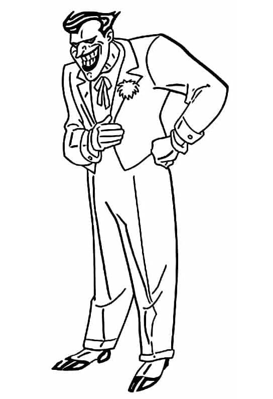 Ausdruckbares Bild von Joker ausmalbilder