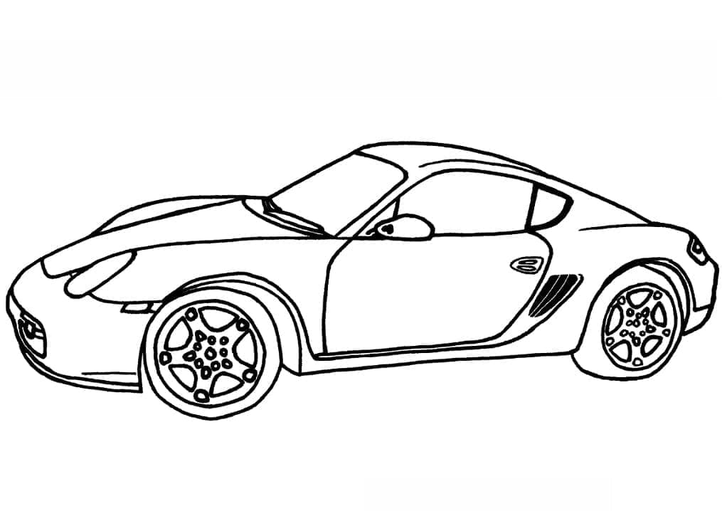 Ausdruckbares Bild von Porsche ausmalbilder