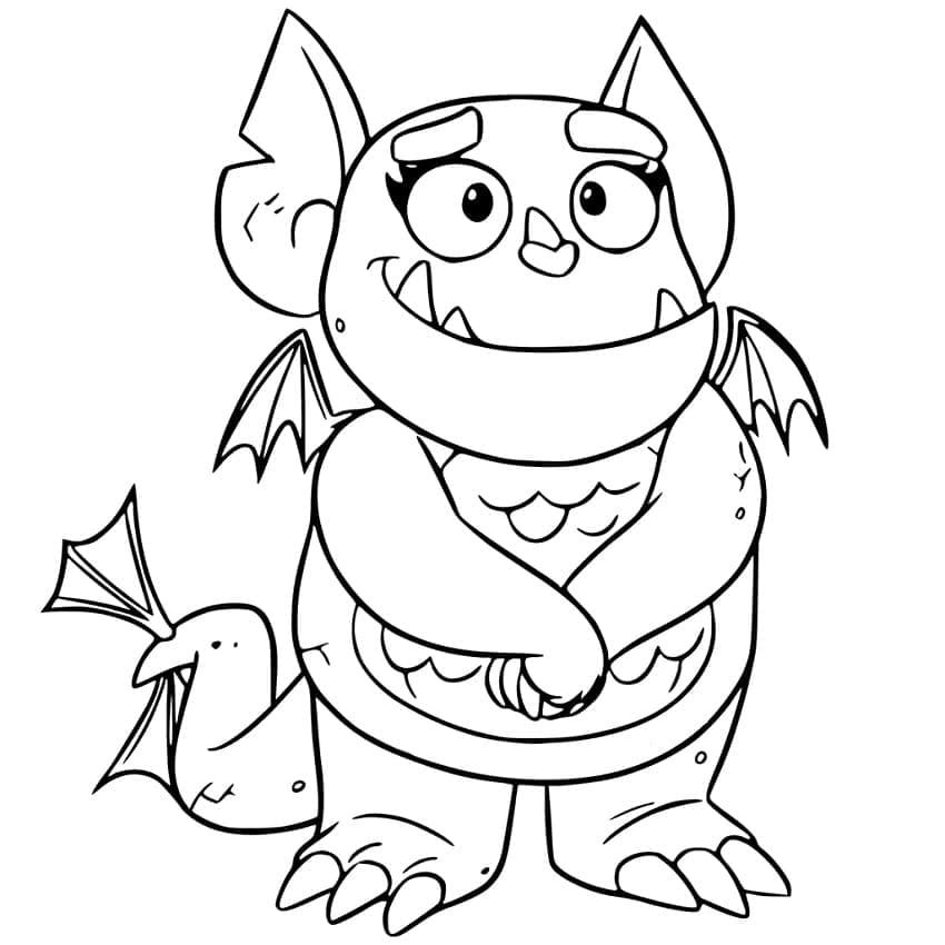 Ausdruckbares Bild von Vampirina ausmalbilder