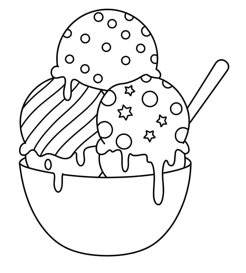 Ausdruckbares Eis Bild ausmalbilder