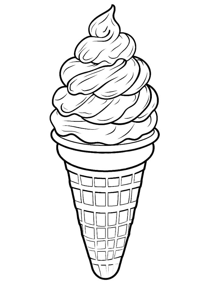 Ausdruckbares Eis ausmalbilder