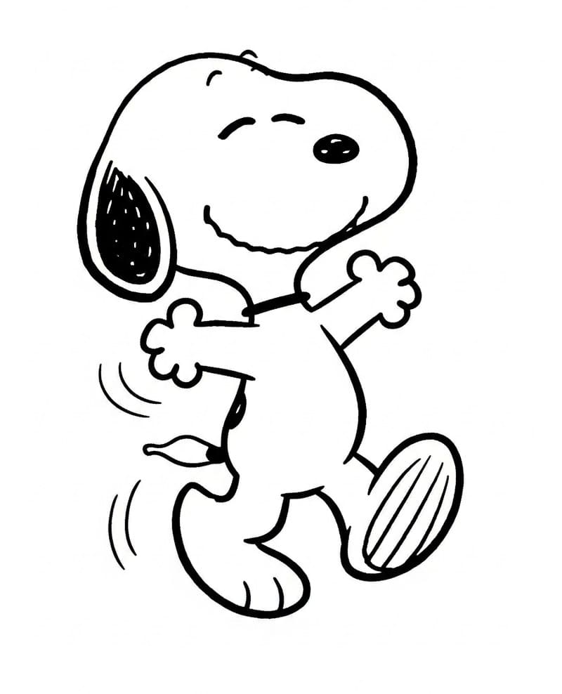 Ausdruckbares Snoopy Bild ausmalbilder