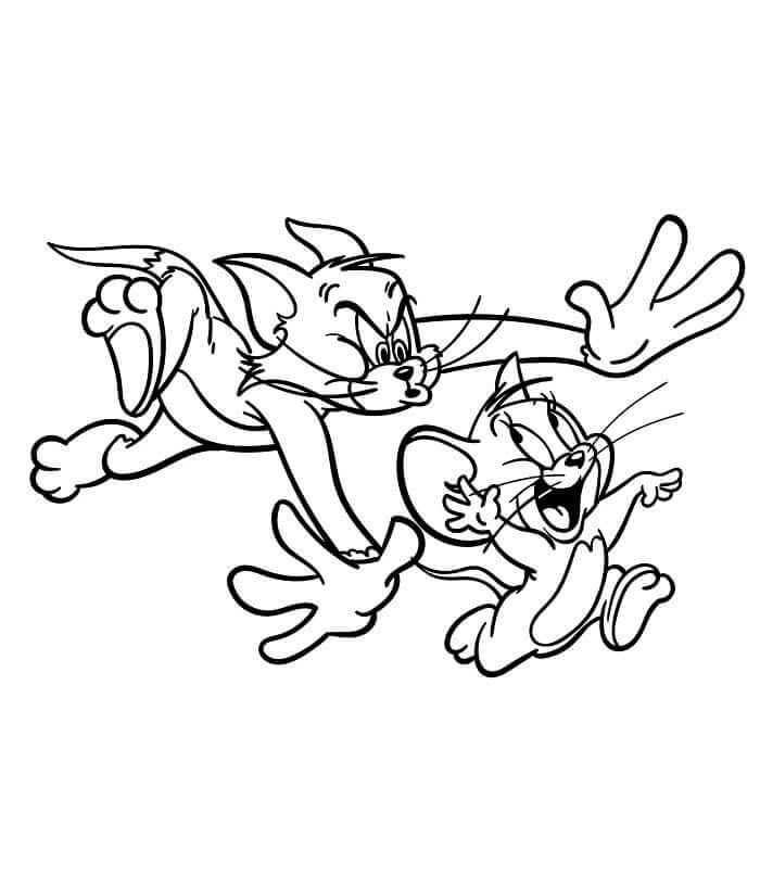 Ausdruckbares Tom und Jerry Bild ausmalbilder