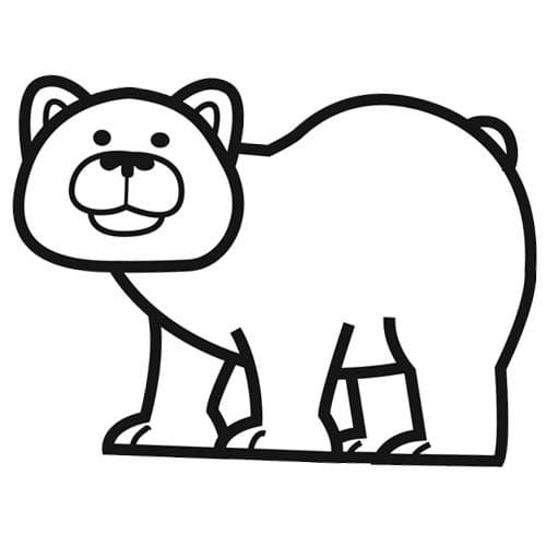 Bär ausmalbilder