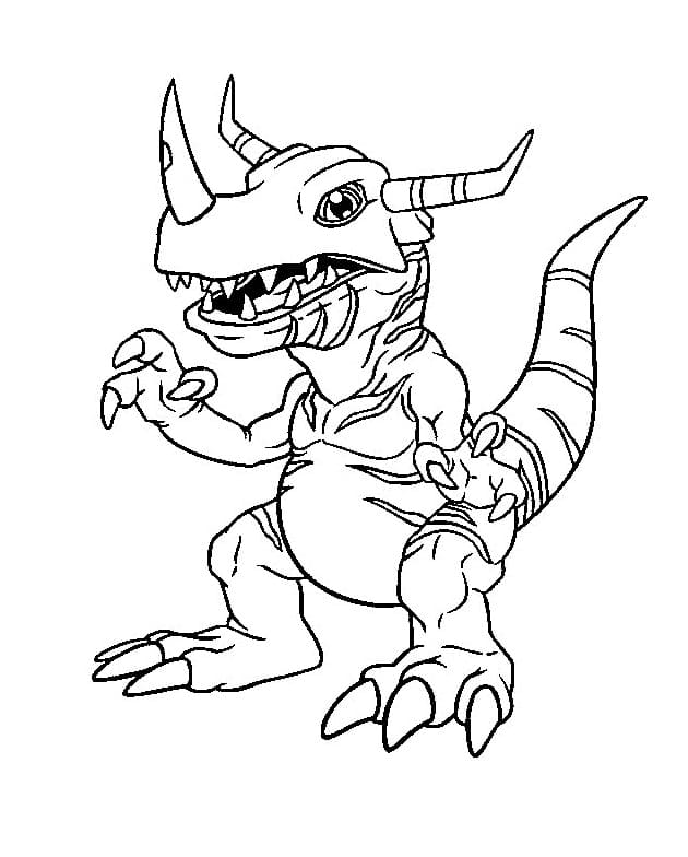 Beeindruckendes Digimon ausmalbilder