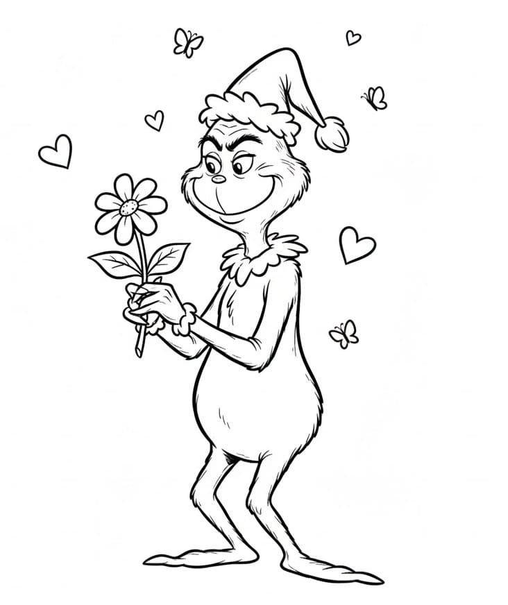 Bezaubernder Grinch ausmalbilder