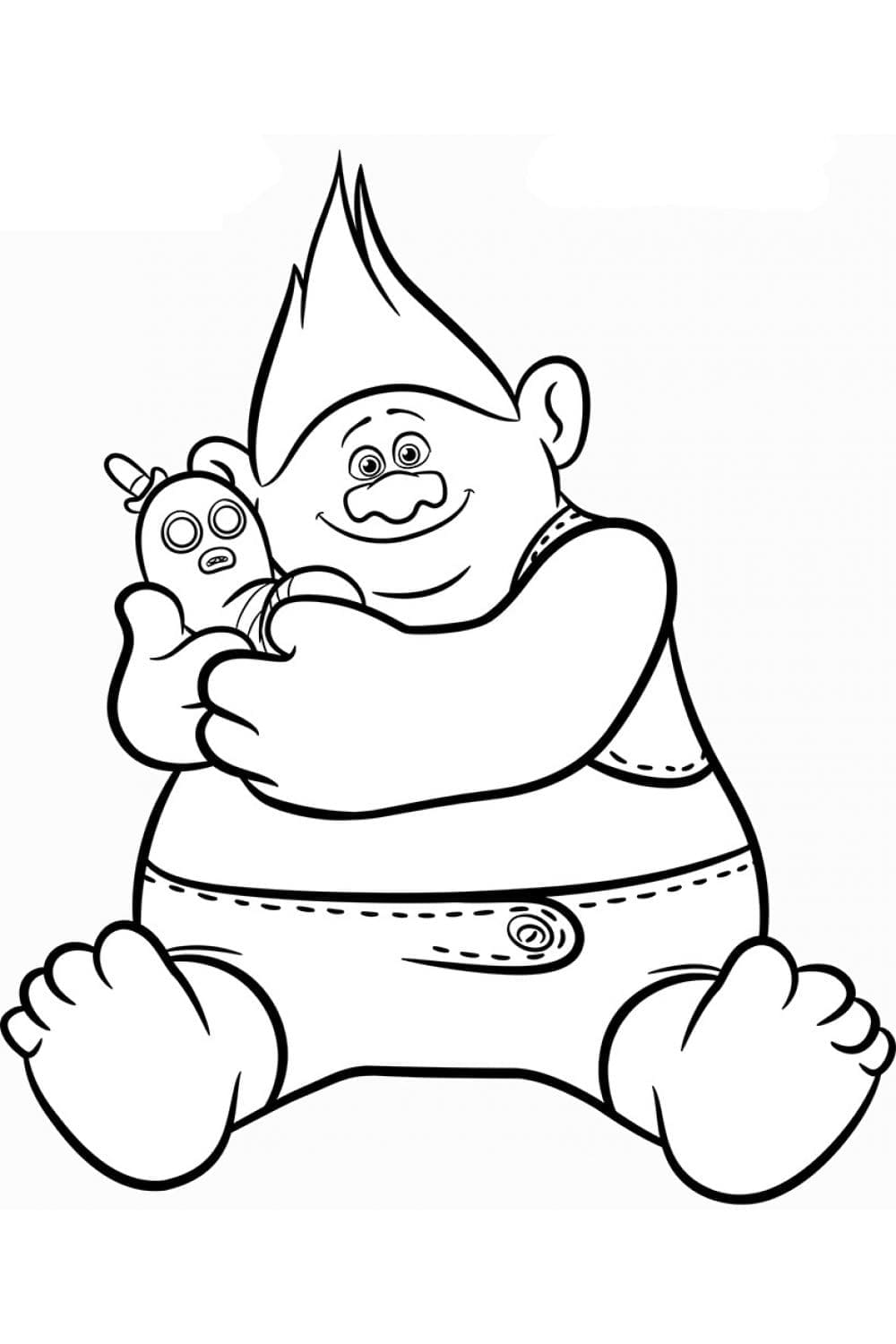 Biggie aus Trolls ausmalbilder