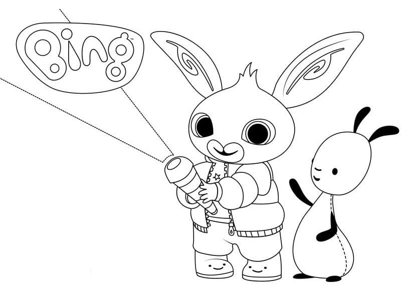 Bing für 2-jährige Kinder ausmalbilder