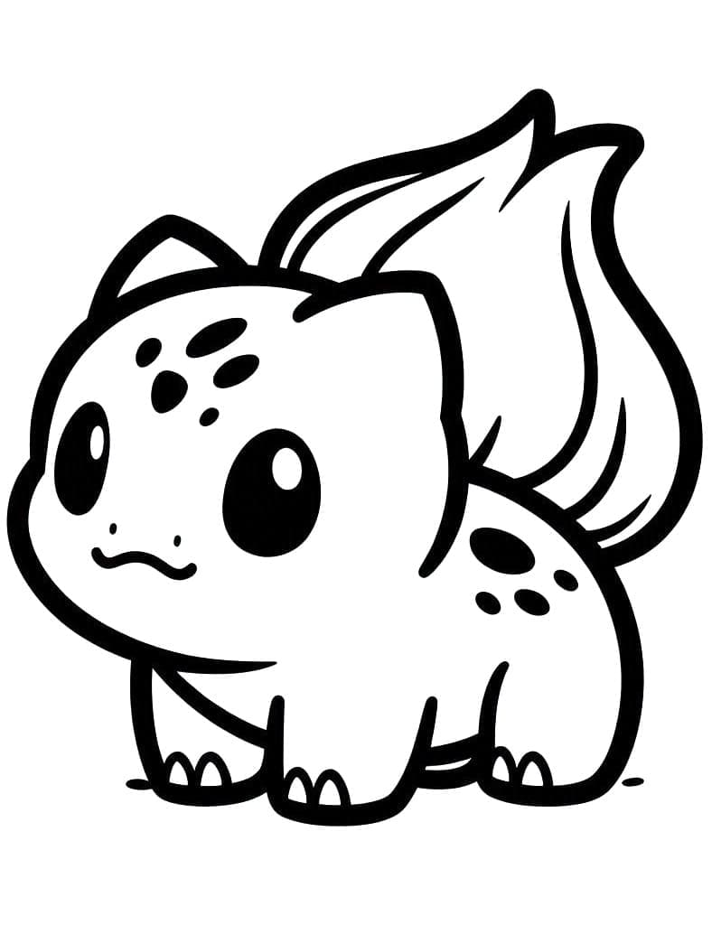 Bisasam aus Pokémon ausmalbilder
