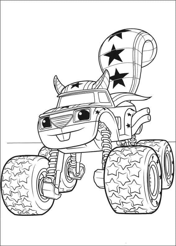 Blaze und die Monster-Maschinen (30) ausmalbilder