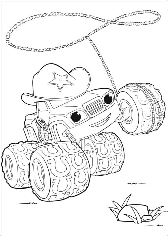 Blaze und die Monster-Maschinen (35) ausmalbilder