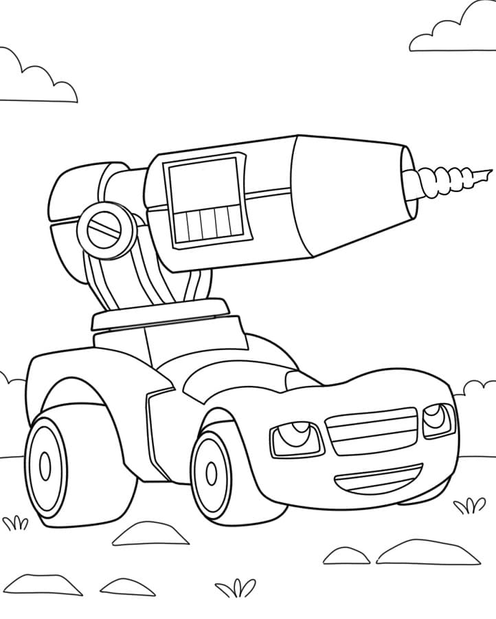 Blaze und die Monster-Maschinen (7) ausmalbilder