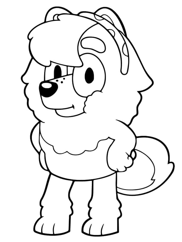 Bluey 5 ausmalbilder