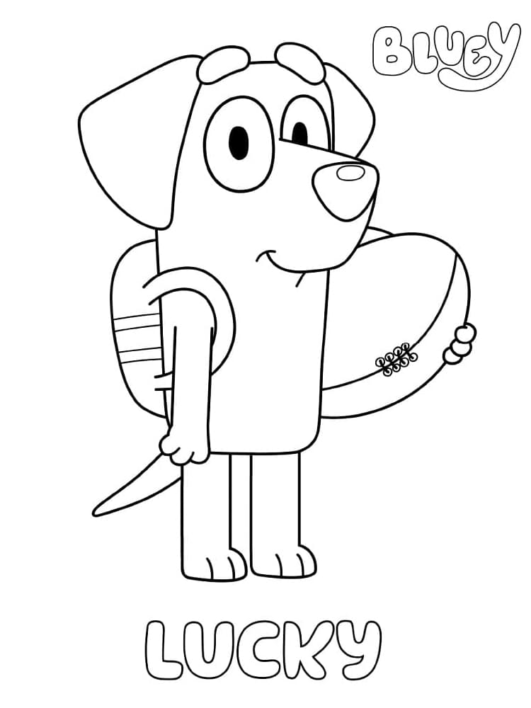 Bluey-Bild ausmalbilder