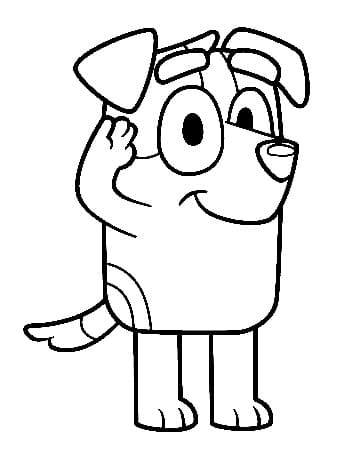 Bluey ausdrucken ausmalbilder