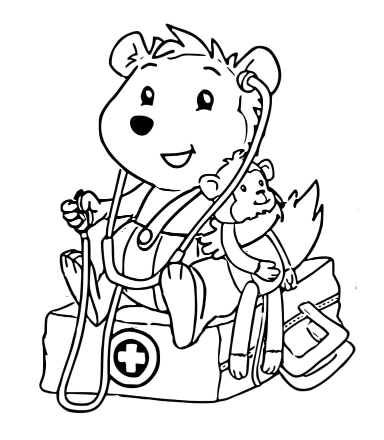 Bobo Siebenschläfer zum Drucken ausmalbilder