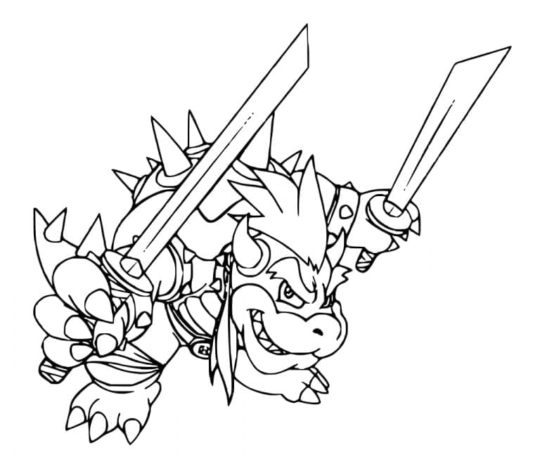 Bowser Bild ausmalbilder