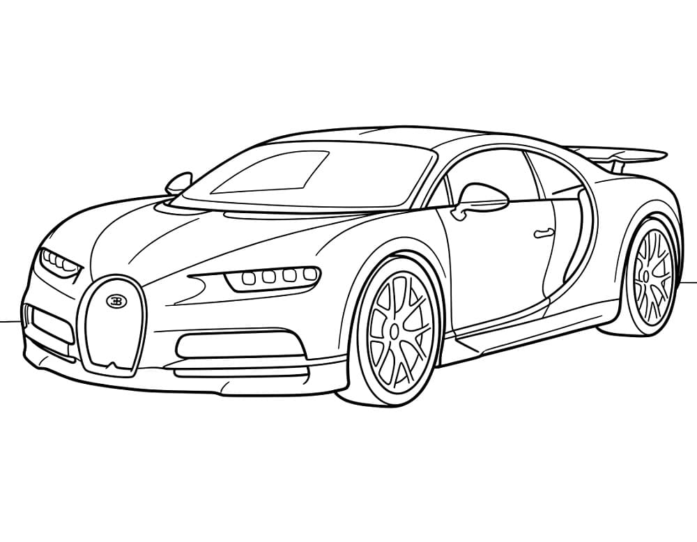 Bugatti Bild ausmalbilder