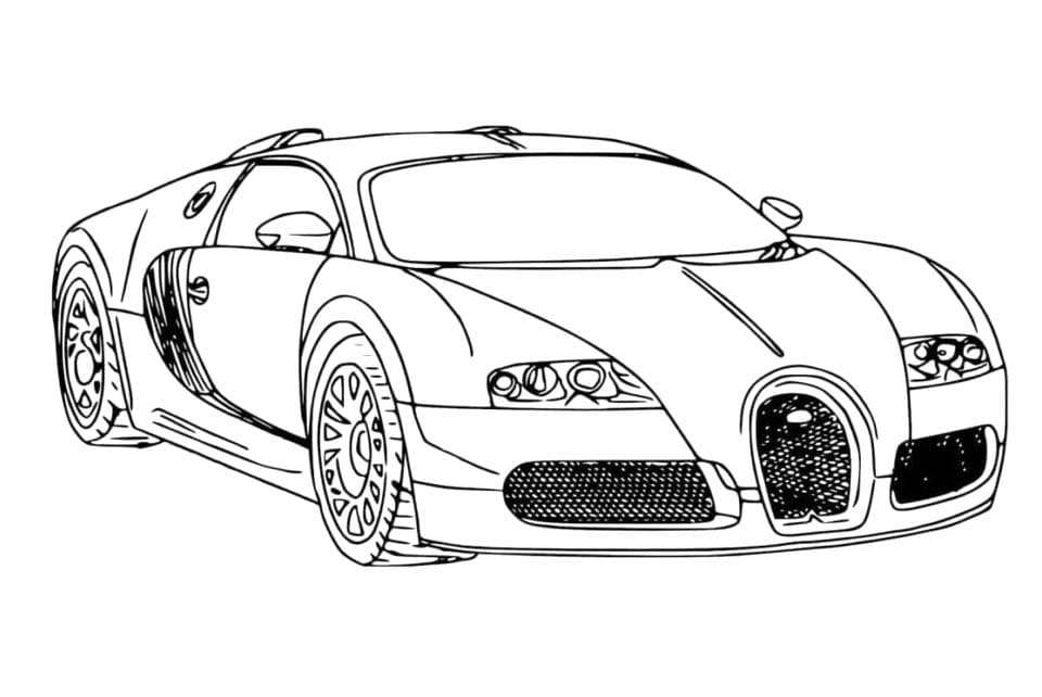 Bugatti für 1-jährige Kinder ausmalbilder