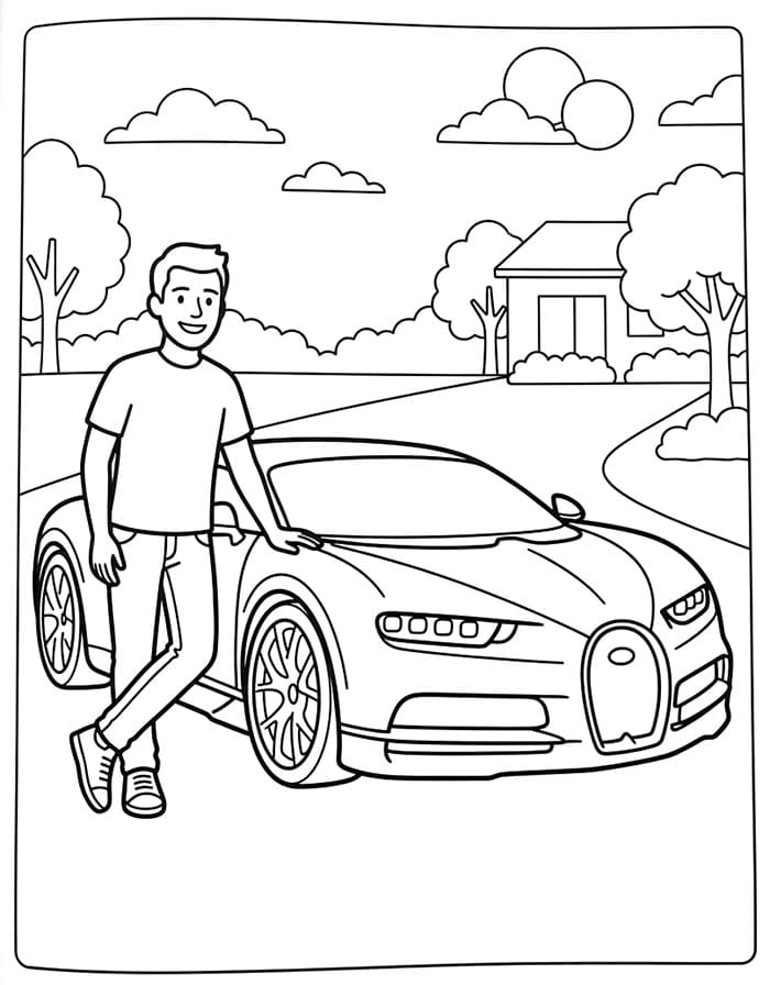 Bugatti gratis ausmalbilder