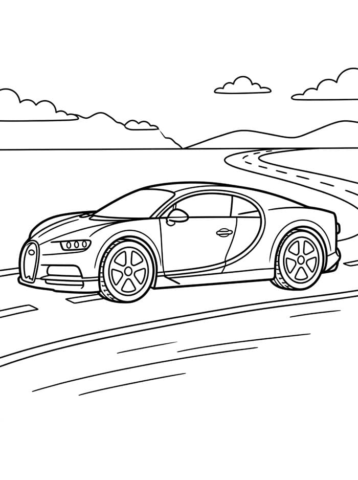 Bugatti kostenlos ausmalbilder