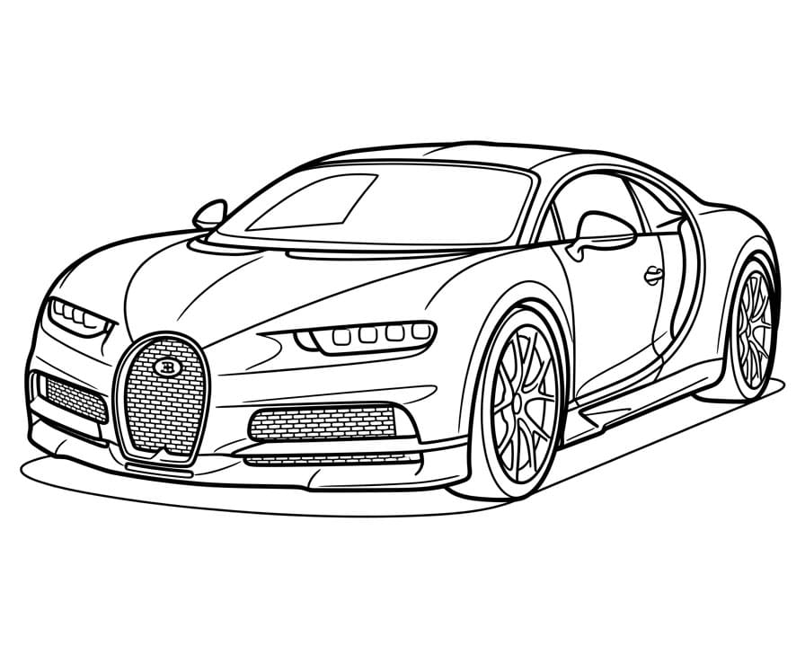 Bugatti zum Drucken ausmalbilder
