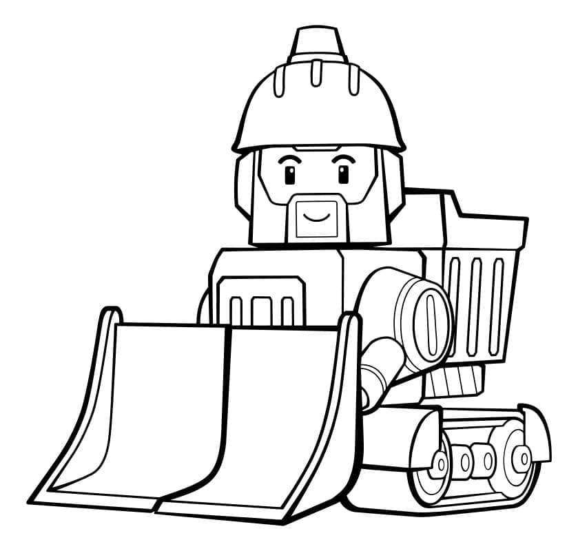 Bulldozer für Kinder ausmalbilder