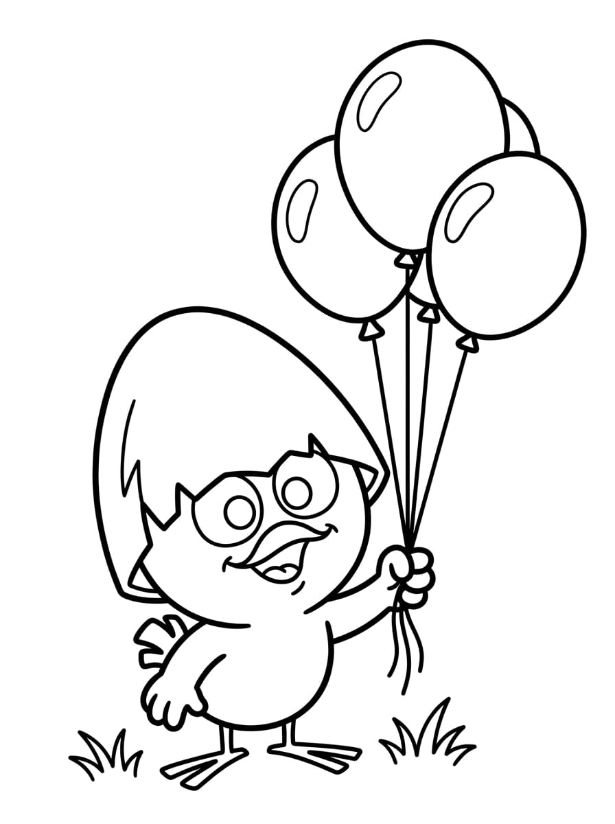 Cartoon Calimero ausmalbilder