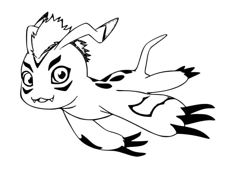 Cartoon Digimon ausmalbilder