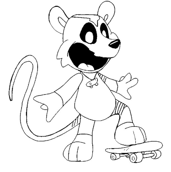 Cartoon Smiling Critters ausmalbilder