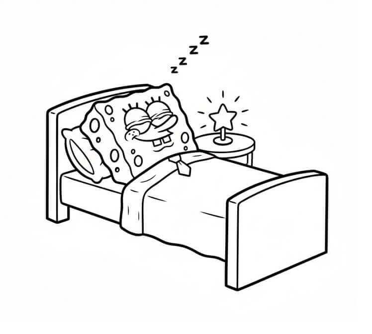 Cartoon Spongebob ausmalbilder